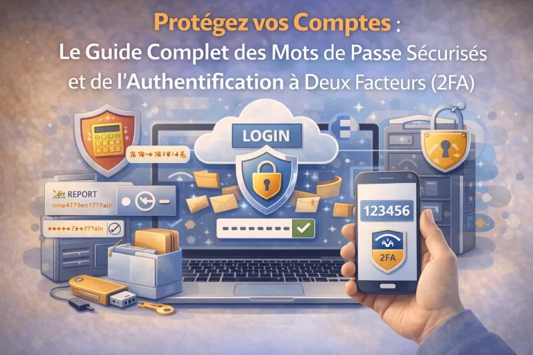 Protégez vos Comptes : Le Guide Complet des Mots de Passe Sécurisés et de l’Authentification à Deux Facteurs (2FA)